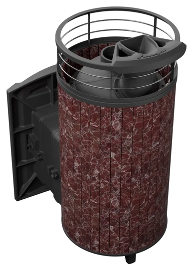 Печь банная "Атмосфера XL" в ламелях "Россо Леванто" NEW - 1