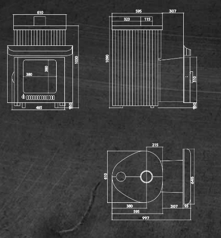 Печь для бани Ферингер Макси ПФ «Амфиболит» наборный - 7