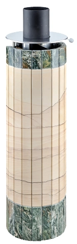 Дымоход-экономайзер Ферингер "Окаменевшее дерево" перенесенный рисунок + Жадеит - 1