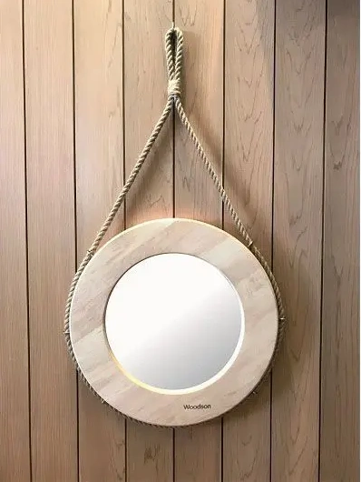 Зеркало для бани Woodson d38 ольха - 1