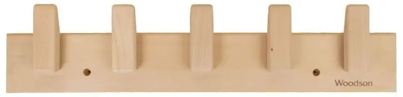 Вешалка Woodson D5, 5 креплений, ольха - 4