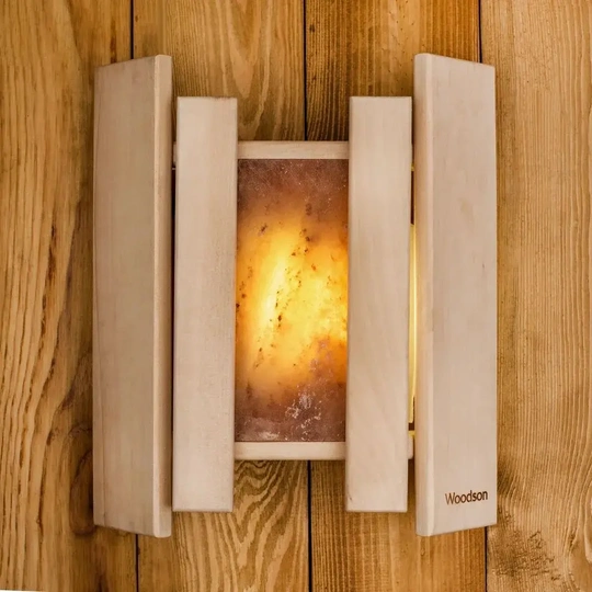 Абажур Woodson с гималайской солью, ольха для бани - 1