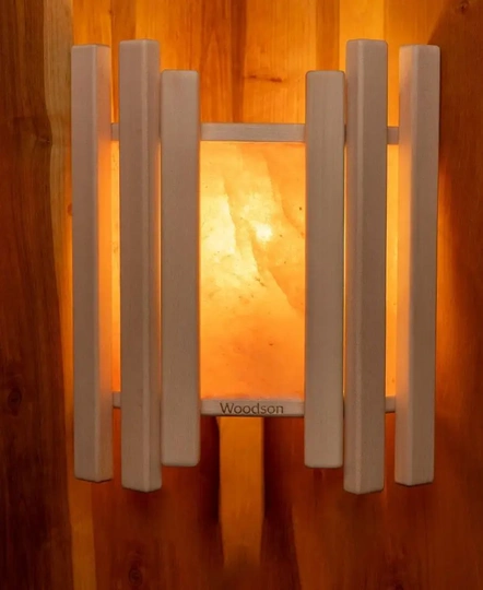 Абажур Woodson Trio с гималайской солью, липа для бани - 1