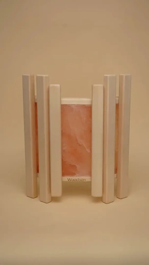 Абажур Woodson Trio с гималайской солью, липа для бани - 4