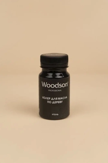 Колер для масла по дереву Woodson, уголь, 80мл - 1