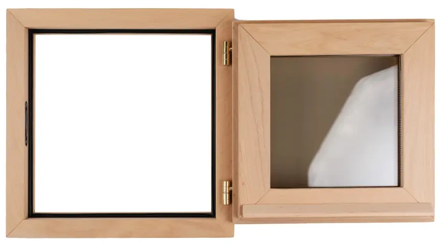 Окно Woodson 40*40, стекло бронза, ольха - 2