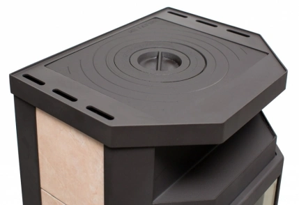 Печь-камин АОТ 6,0 в модификации «Ока с плитой» - 1