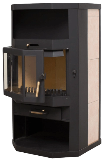 Печь-камин АОТ 9,0-02 в модификации «Ангара» - 1