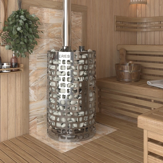 Печь для бани Эверест "Steam Master" 60 INOX (320М) б/в - 5