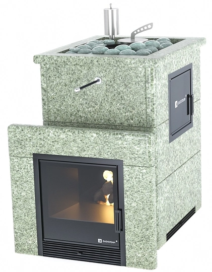 Печь для бани EASYSTEAM Анапа М2 в полноценном кожухе с открытым верхом - 3