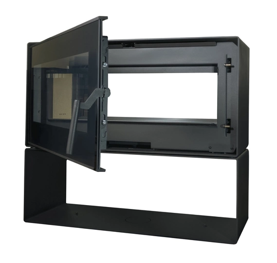 Печь-камин АОТ 10,0 в модификации «Монблан 2С» - 2