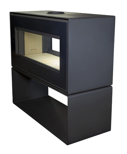 Печь-камин АОТ 10,0 в модификации «Монблан 2С» - 4