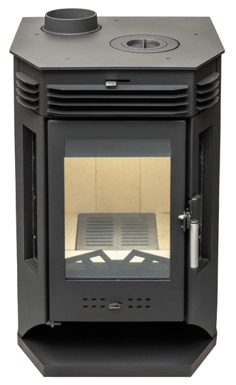 Печь-камин АОТ 9,0-03 в модификации «Москва 9 с плитой» - 1