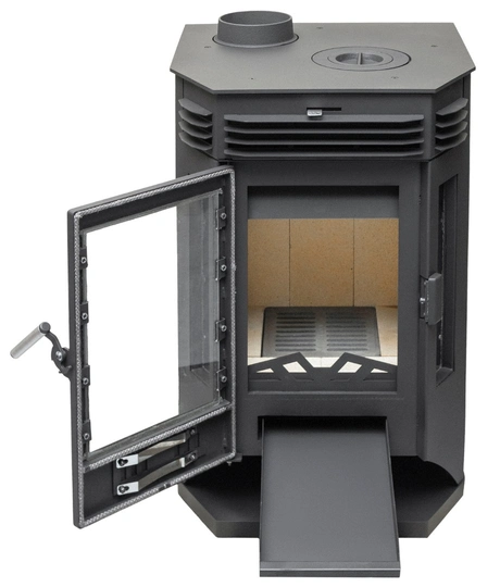 Печь-камин АОТ 9,0-03 в модификации «Москва 9 с плитой» - 4