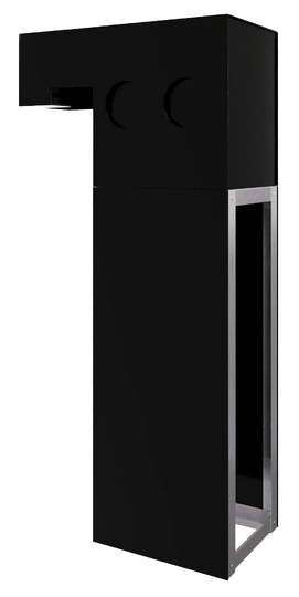 Снегогенератор для бани и сауны Sangens Snow 10 Steel Black (Сангенс Снег 10 Сталь черная) - 7