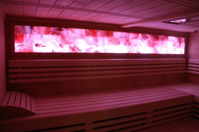 Кирпич из гималайской соли, шлифованный 200х100х25 - 2