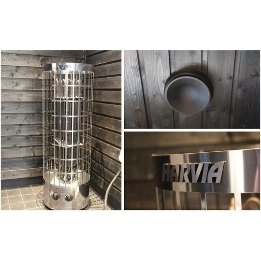 Печь для бани Harvia Cilindro PC90 steel - 3