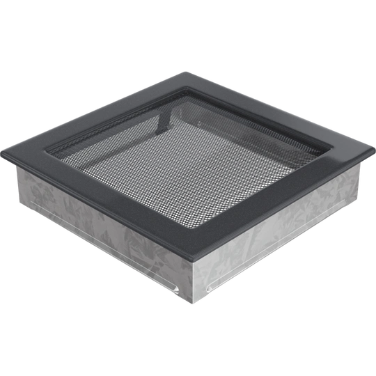 Решетка вентиляционная Графитовая 22x30 Kratki - 3
