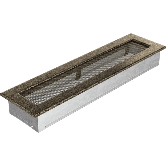 Решетка вентиляционная Чёрная-Латунь 11x42 - 3