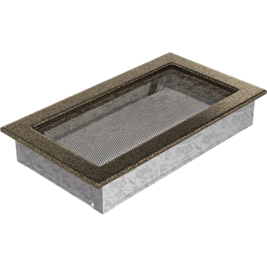 Решетка вентиляционная Чёрная-Латунь 17x30 - 3
