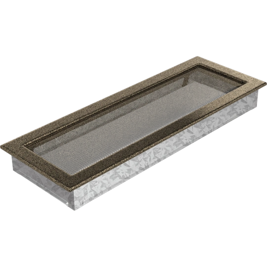 Решетка вентиляционная Чёрная-Латунь 17x49 - 3