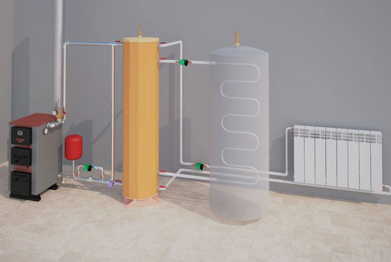 Емкостной гидравлический разделитель (120л-400л) - 2