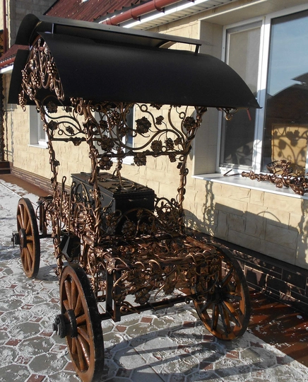 Кованый мангал КАРЕТА - ЛЮКС - 4