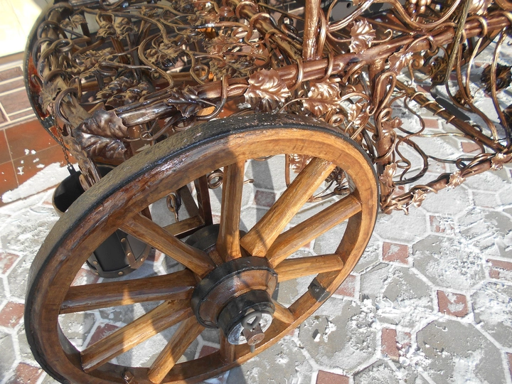 Кованый мангал КАРЕТА - ЛЮКС - 3