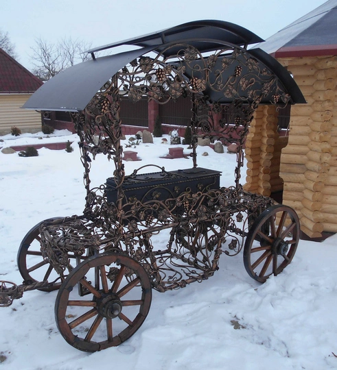 Кованый мангал КАРЕТА - ЛЮКС - 2