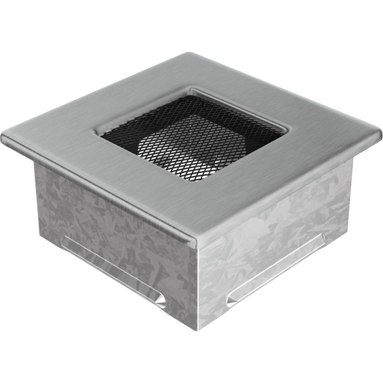 Решетка вентиляционная Стальная шлифованная 11x11 - 2