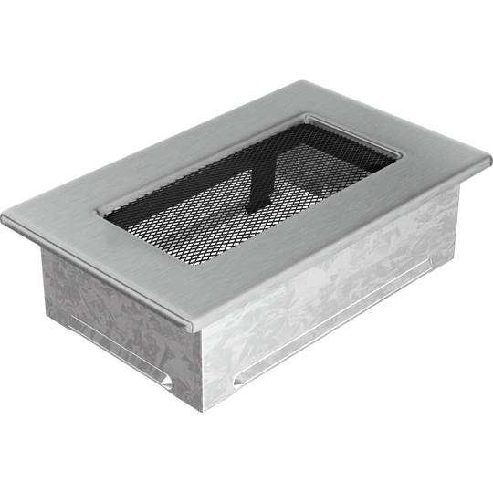 Решетка вентиляционная Стальная шлифованная 11x17 - 3