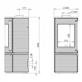 Печь-камин Invicta ALTARA - 1