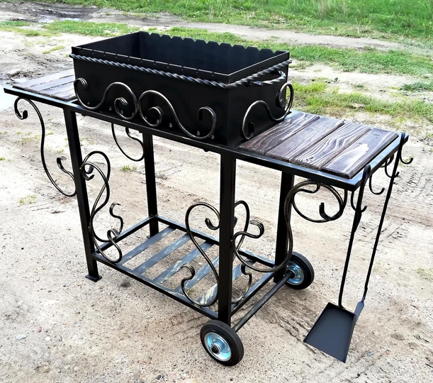 Кованый мангал НОРТ-КЛАССИК, сталь 5 мм - 2