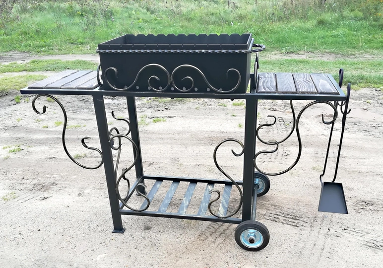 Кованый мангал НОРТ-КЛАССИК, сталь 5 мм - 3