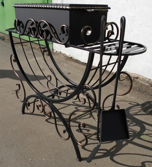 Мангал кованый ЭДВИН, сталь 5 мм - 3