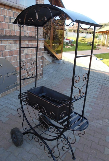 Мангал кованый ЭДВИН-РУФ, сталь 5 мм - 2