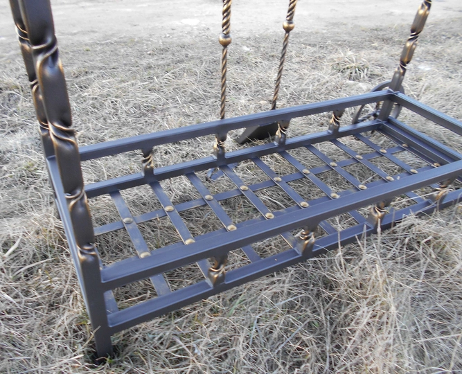 Кованый мангал ГЕКТОР, сталь 5 мм - 3