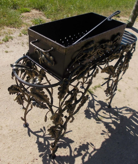 Кованый мангал ЛЕЛЬ, сталь 5 мм - 1