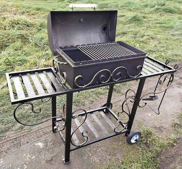 Кованый мангал НОРТ-ГРИЛЬ, сталь 5 мм - 2