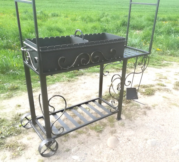 Кованый мангал НОРТ-РУФ, сталь 5 мм - 2