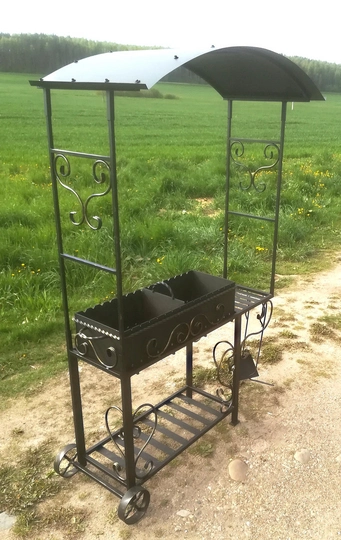 Кованый мангал НОРТ-РУФ, сталь 5 мм - 1