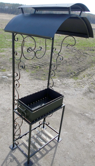 Кованый мангал НОРТ-АТТИК, сталь 5 мм - 2