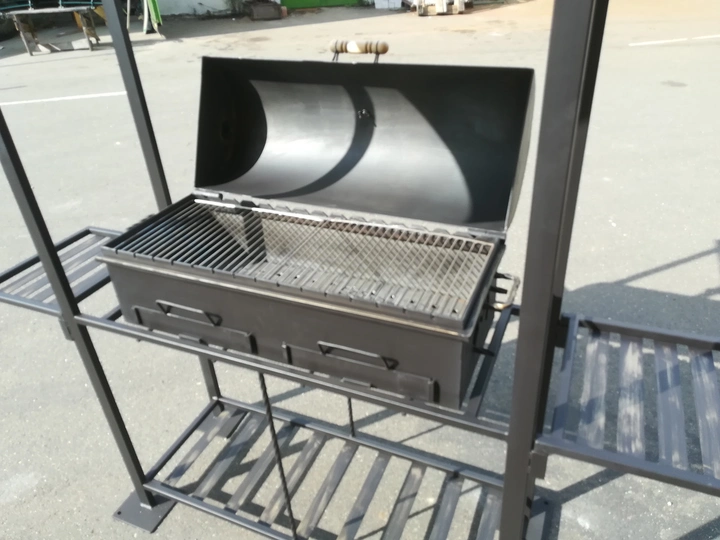 Мангал 4 в 1 (гриль, барбекю, коптилка) КУ-9, сталь 5 мм - 5