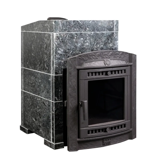 Печь банная "Атмосфера L" в облицовке "Пироксенит" - 1