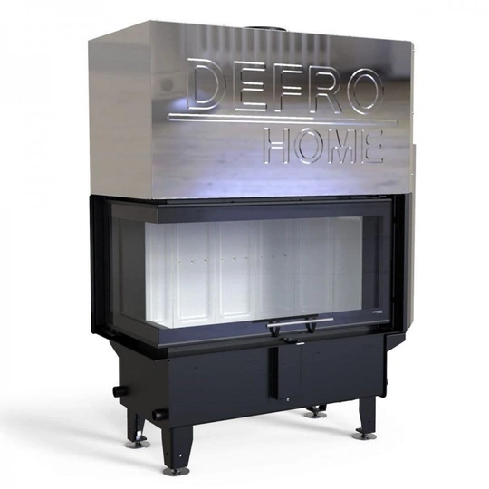 Каминная топка DEFRO HOME RIVA ME BP G SHORT с водным контуром и подъемом стекла вверх - 2