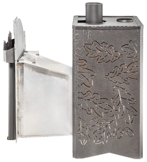 Печь для бани Ферингер Квадра ПФ в кожухе Дуб - 3