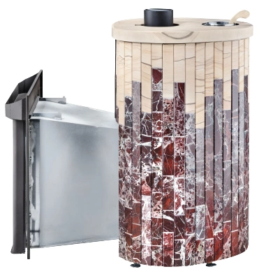 Печь для бани Ферингер Макси ПФ «Россо Леванте + Окаменевшее дерево» - 2