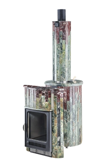 Печь для бани Ферингер Макси ПФ «Жадеит + Россо Леванте» - 4