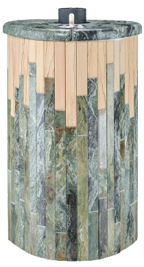 Печь для бани Ферингер Макси ПФ «Жадеит + Окаменевшее дерево» - 3