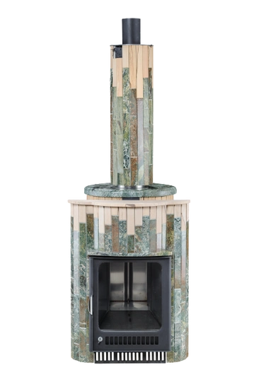 Печь для бани Ферингер Макси ПФ «Жадеит + Окаменевшее дерево» - 5